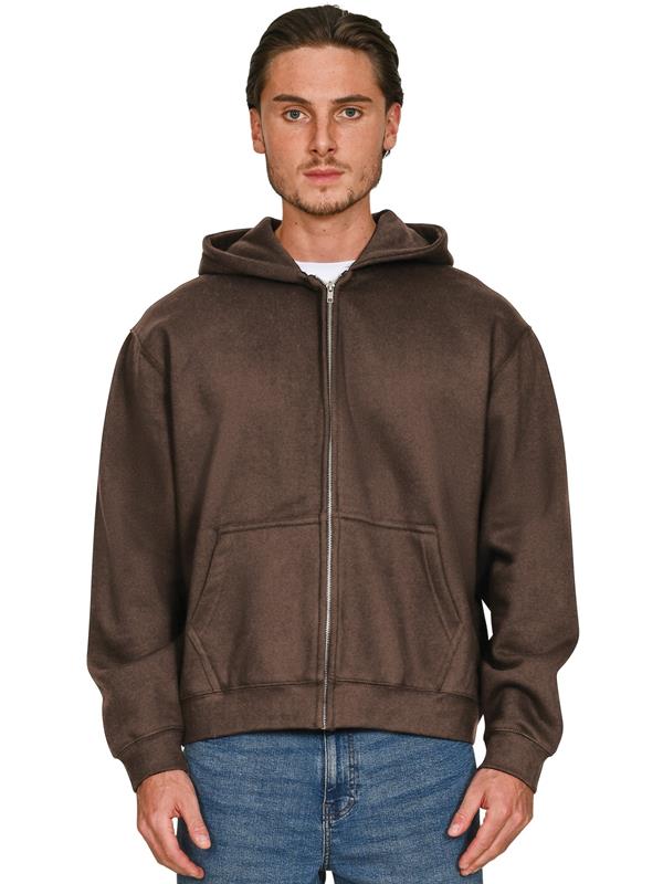 Casual Premium Combed 330 Acid Boxy Oversize Zip Hood CRBHSAC250