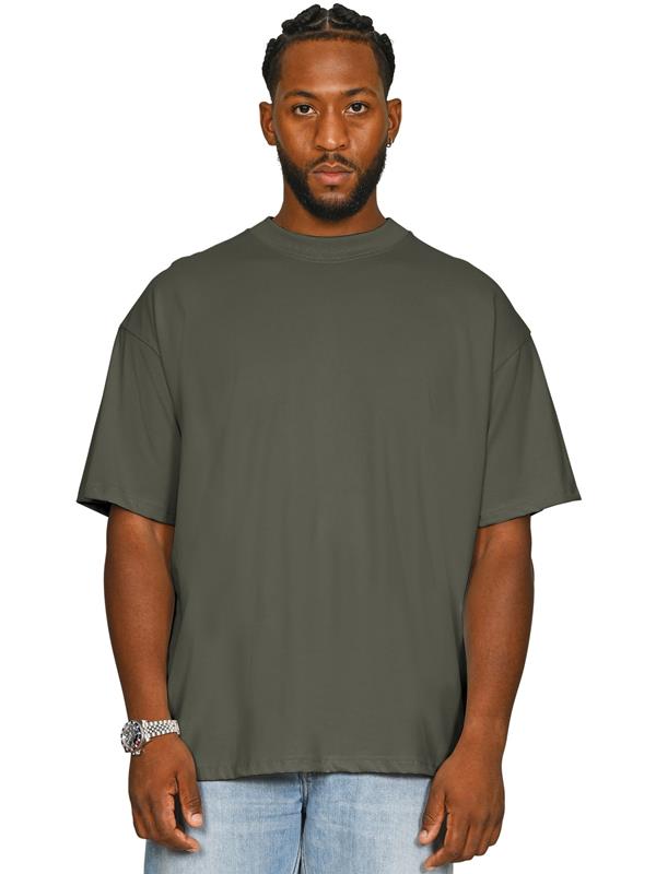 Casual Premium Combed 220 Oversize Extended Neck Tee CRBT500