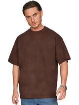 Casual Premium Combed 220 Acid Oversize Extended Neck Tee CRBTAC500