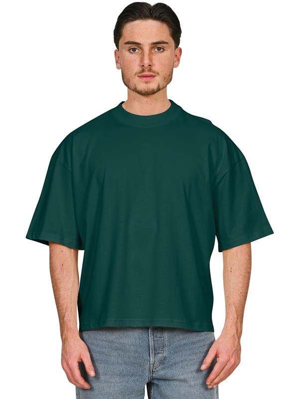 Casual Premium Combed 220 Boxy Oversize Extended Neck Tee CRBT200