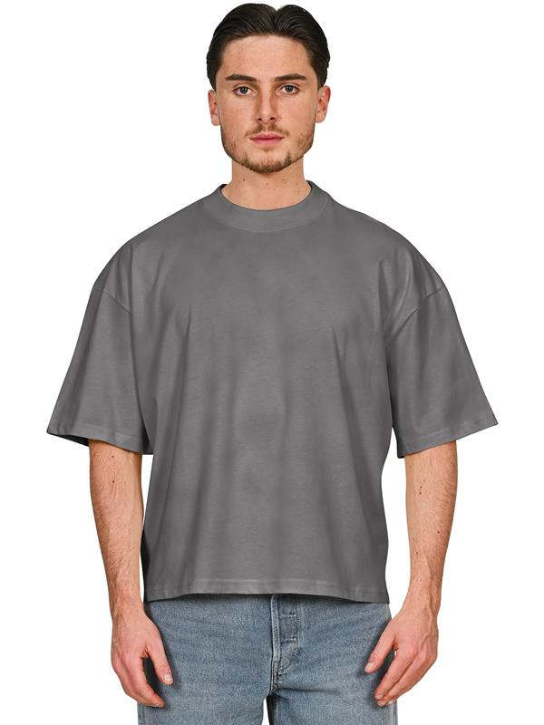 Casual Premium Combed 220 Acid Boxy Oversize Extended Neck Tee CRBTAC200