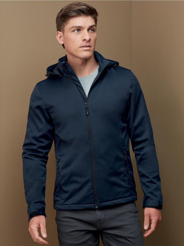 Stedman Lux 250 Hooded Softshell F/Z Adult ST5440
