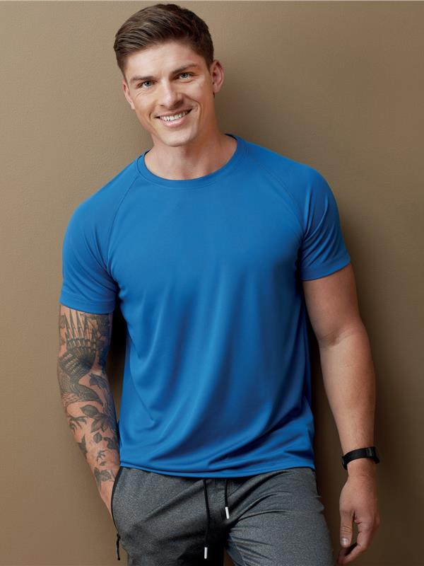 Stedman Mesh Raglan Polyester 140 Regular Fit Tee Adult ST8410