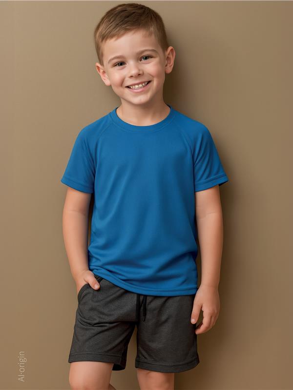 Stedman Mesh Raglan Polyester 140 Regular Fit Tee Kids ST8570