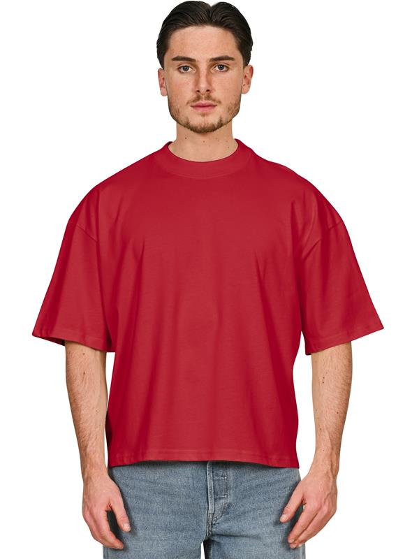 Casual Premium Combed 220 Boxy Oversize Extended Neck Tee CRBT200