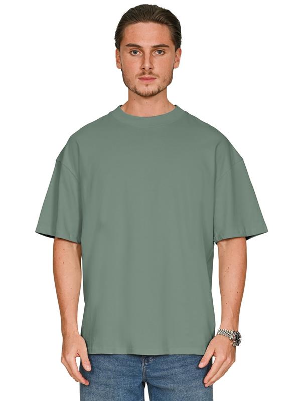Casual Core Combed 180 Oversize Extended Neck Tee CRBT400