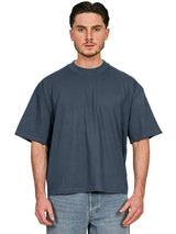 Casual Premium Combed 220 Acid Boxy Oversize Extended Neck Tee CRBTAC200