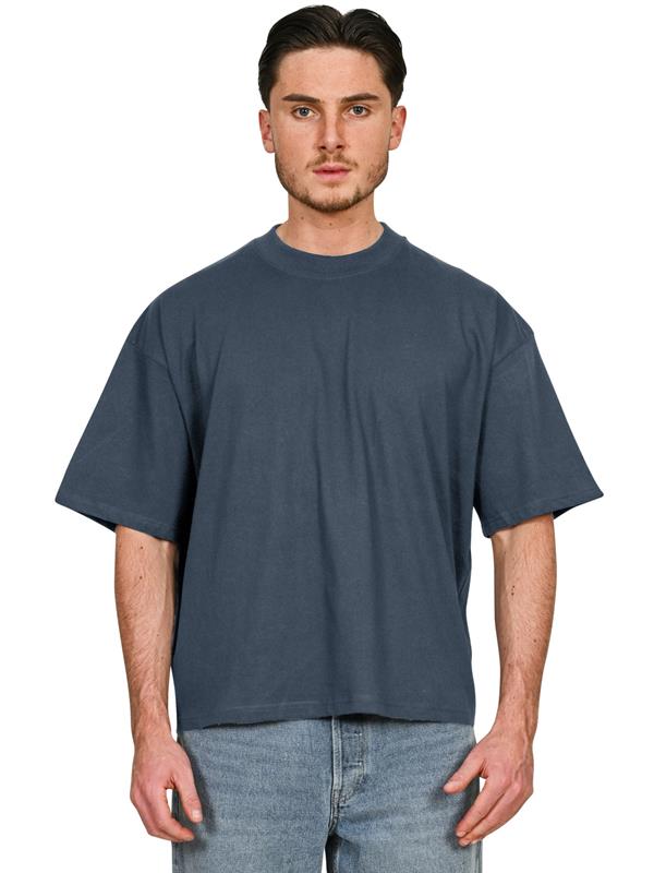 Casual Premium Combed 220 Acid Boxy Oversize Extended Neck Tee CRBTAC200