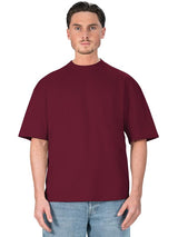 Casual Premium Combed 220 Boxy Oversize Extended Neck Tee CRBT200