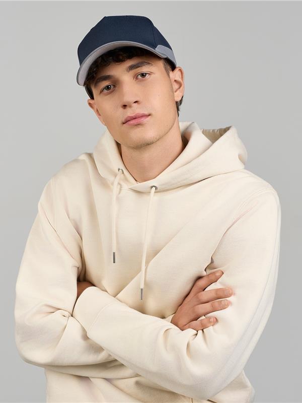 Atlantis Helpy S 5 Panel Structured High Profile Curved Visor Reflective Recycled Cap ACHLPS
