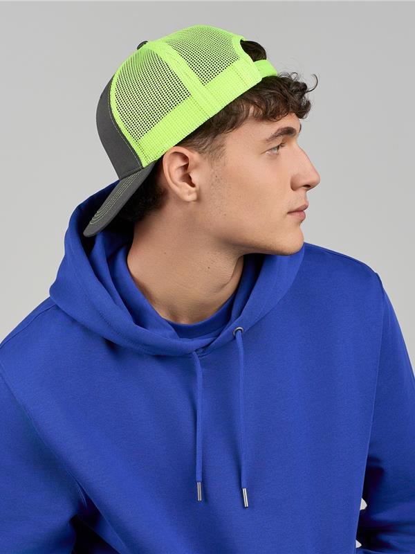 Atlantis Sonic S 6 Panel Structured Mid Profile Mid Visor Contrast Organic Trucker Cap ACSONS