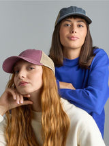 Atlantis Teon 6 Panel Unstructured Low Profile Mid Visor Pigment Dyed Recycled Trucker Cap ACTEON