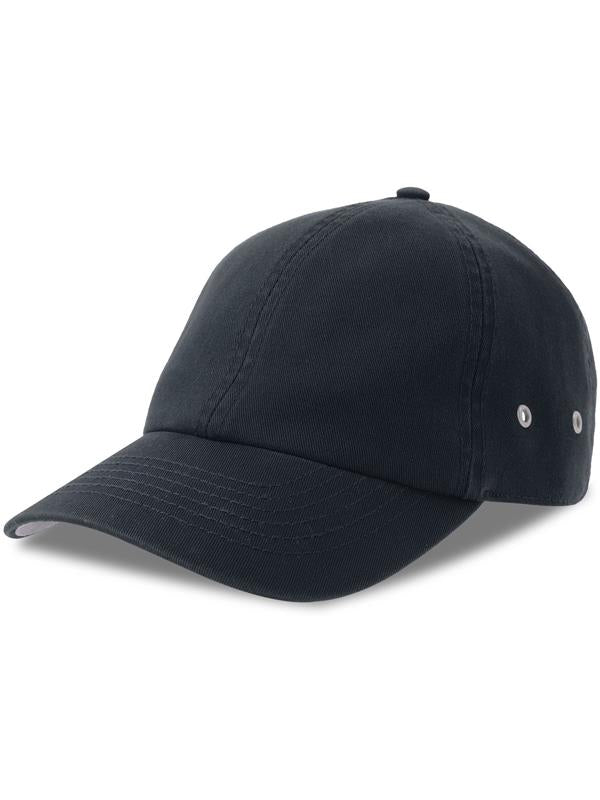 Atlantis Action S 6 Panel Unstructured Low Profile Curved Visor Chino Organic Cap ACACTN