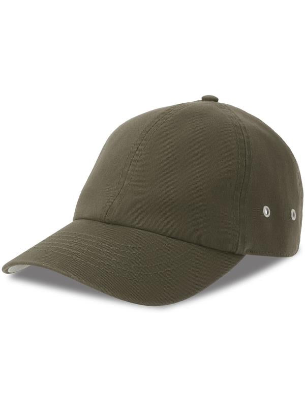 Atlantis Action S 6 Panel Unstructured Low Profile Curved Visor Chino Organic Cap ACACTN