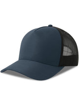 Atlantis Dempo 5 Panel Unstructured Mid Profile Mid Visor Textured Stretch Recycled Trucker Cap ACDEMC