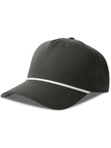 Atlantis Paka 5 Panel Structured High Profile Mid Visor With Rope Recycled Cap ACPAKA