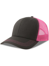 Atlantis Sonic S 6 Panel Structured Mid Profile Mid Visor Contrast Organic Trucker Cap ACSONS