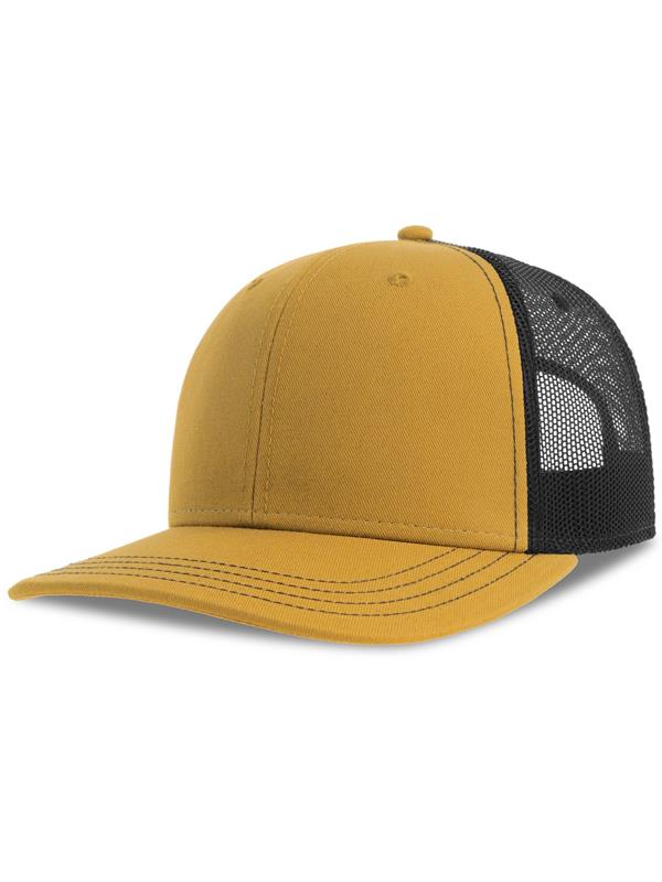 Atlantis Sonic S 6 Panel Structured Mid Profile Mid Visor Contrast Organic Trucker Cap ACSONS