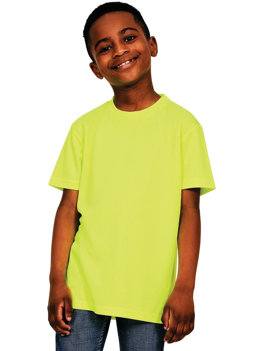Casual Classics Kids Original Tech T Shirt C1100B - Cyber Yellow