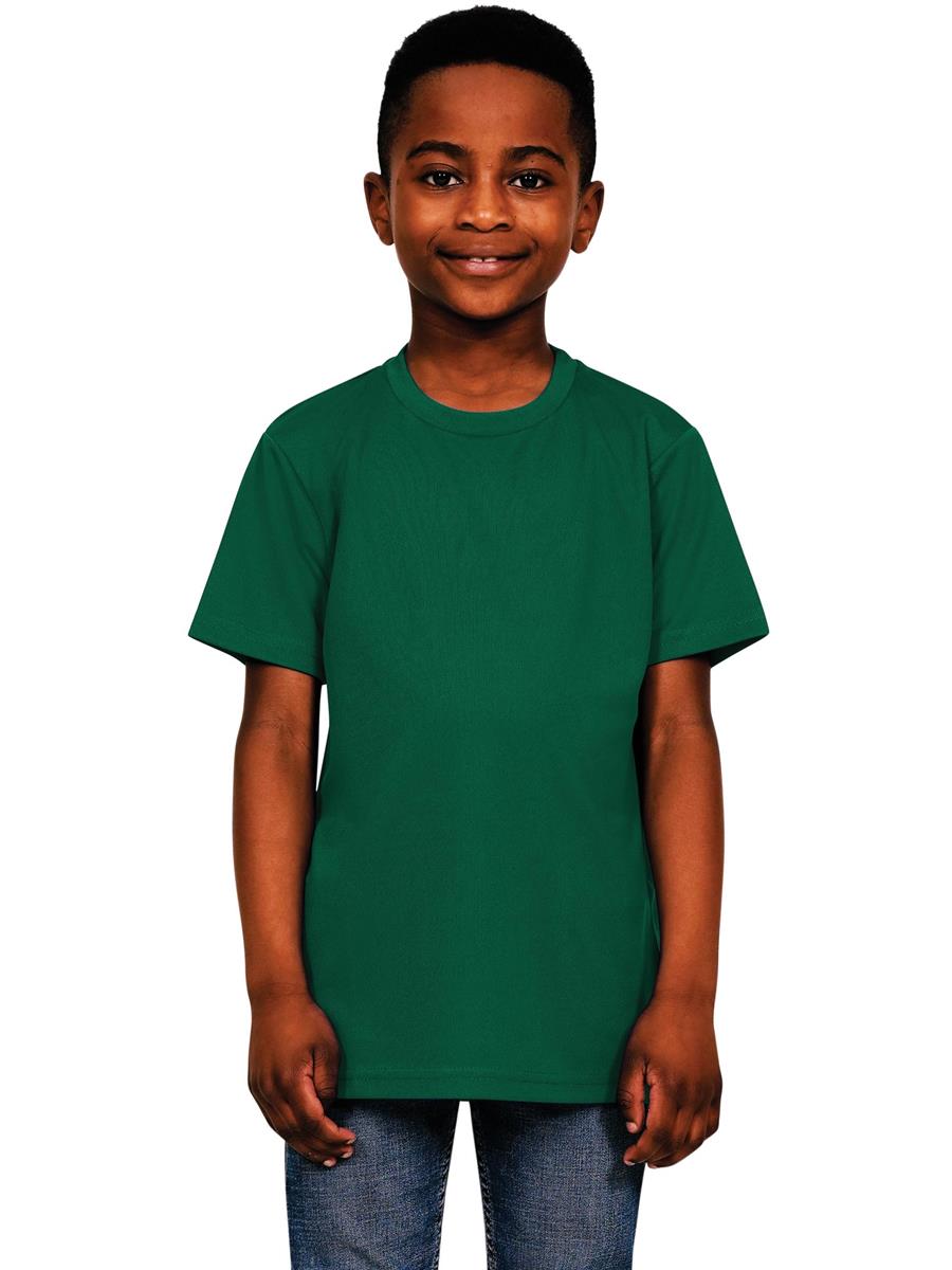 Casual Classics Kids Original Tech T Shirt C1100B - Forest Green