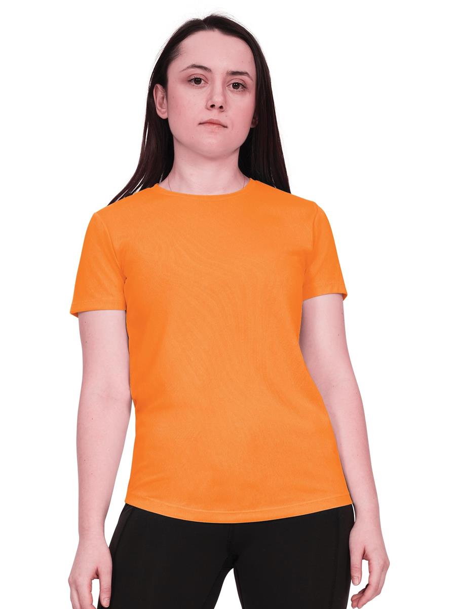 Casual Classics Womens Original Tech T Shirt C1100L - Cyber Orange