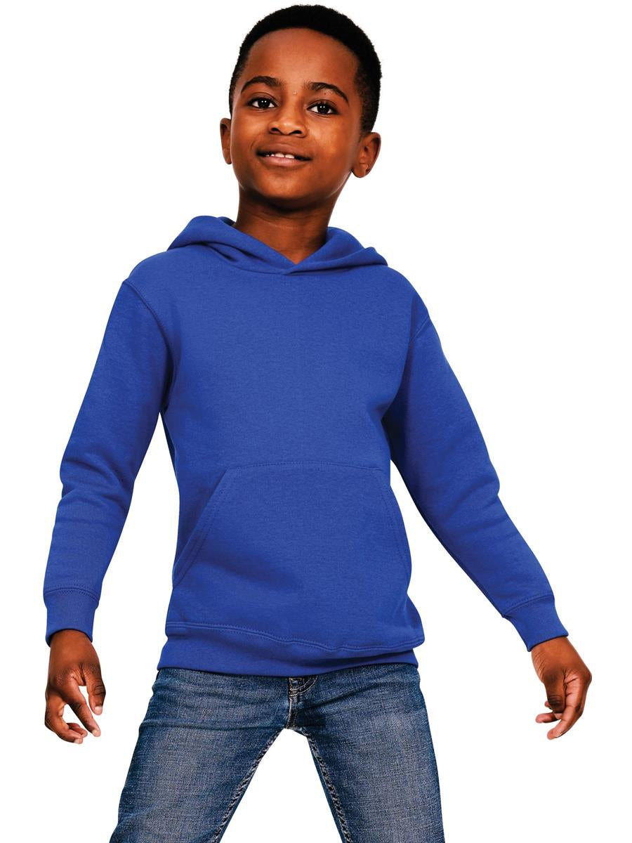 Casual Classics Kids Ringspun Blended Hooded Sweatshirt C2200B - Royal