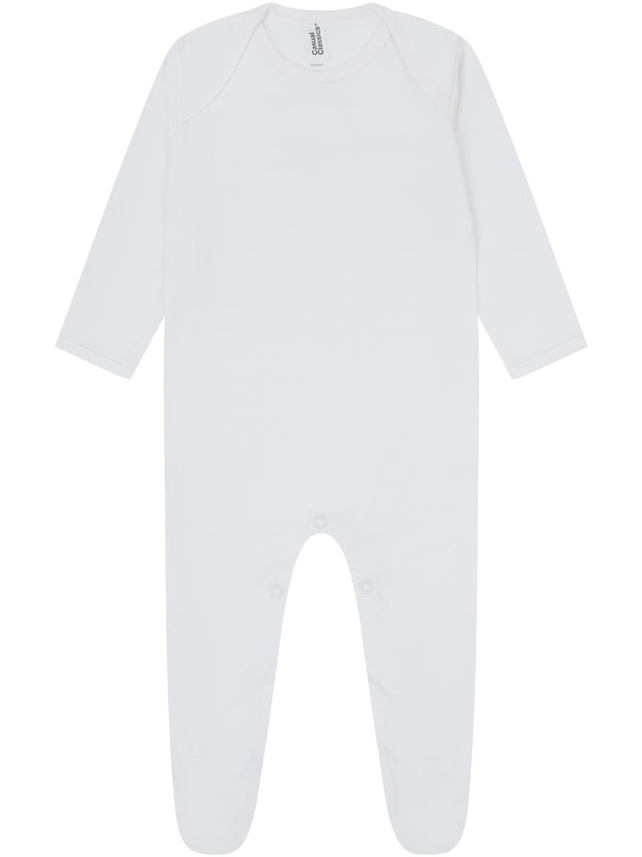 Casual Classics Baby Romper Suit C8030T - White
