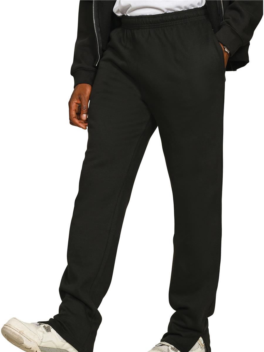 Casual Classics Ringspun Blended Core Split Hem Jog Pant Tall CRBJP45 - Black