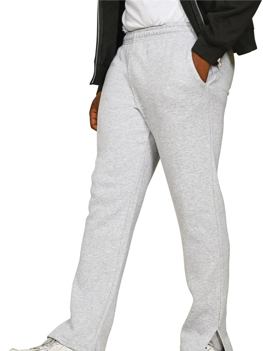Casual Classics Ringspun Blended Core Split Hem Jog Pant Regular CRBJP40 - Heather Grey