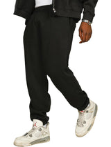 Casual Ringspun Blended Core Oversize Jogpants Regular CRBJP20 - Black