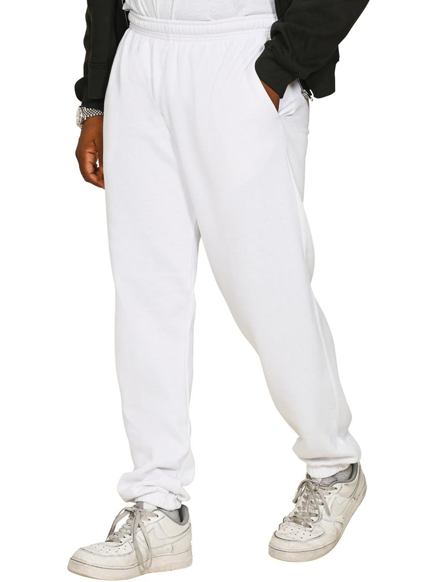Casual Ringspun Blended Core Oversize Jogpants Regular CRBJP20 - White