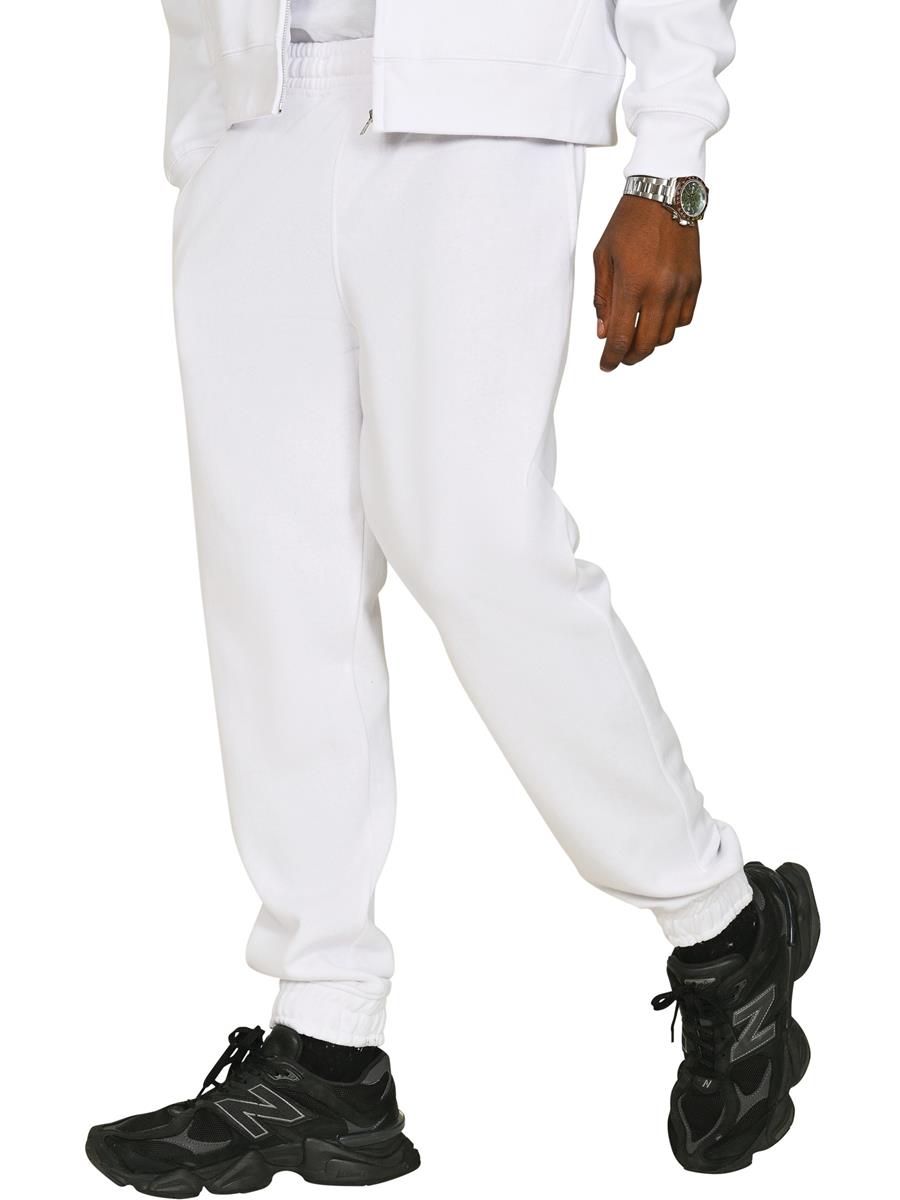 Casual Ringspun Blended Core Jogpants Regular CRBJP10 - White