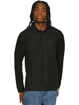 Casual Classics Long Sleeved Polo C1007 - Black