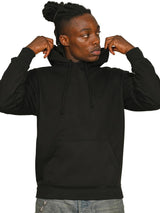 Casual Classics Ringspun Blended Hooded Sweatshirt C2200 - Black