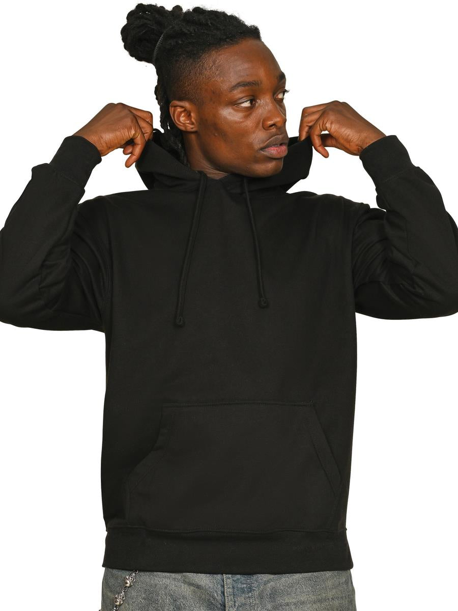 Casual Classics Ringspun Blended Hooded Sweatshirt C2200 - Black