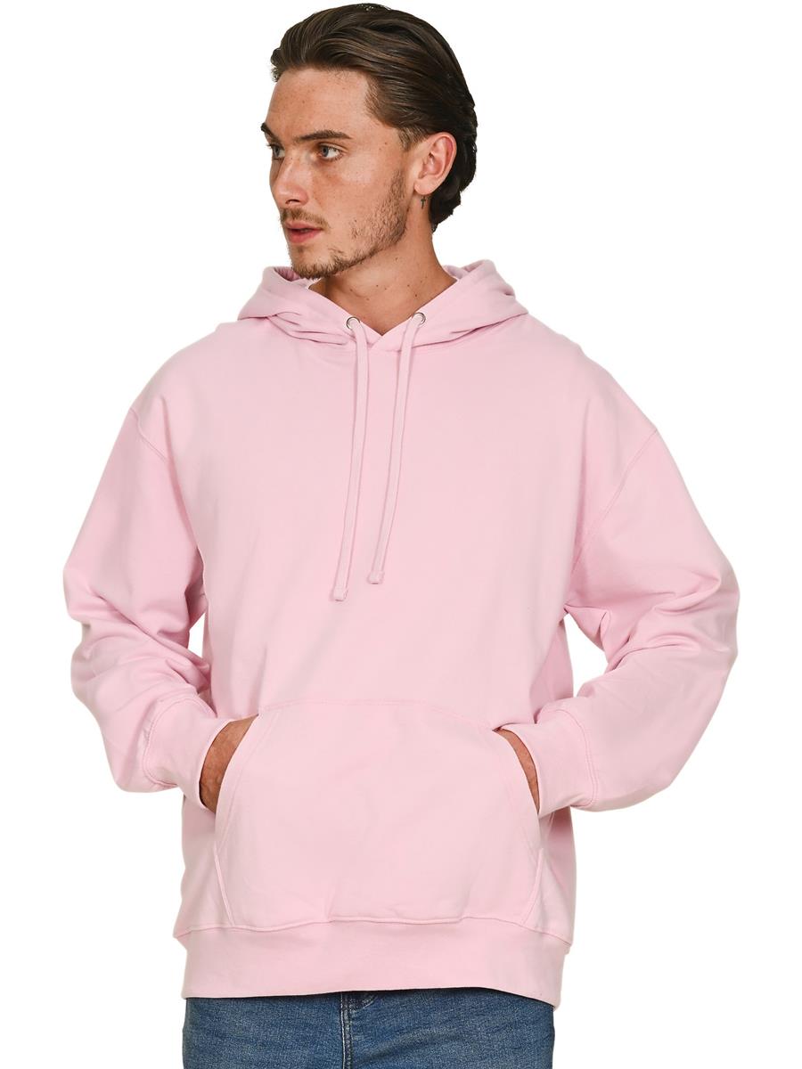 Casual Classics Ringspun Blended Hooded Sweatshirt C2200 - Light Pink