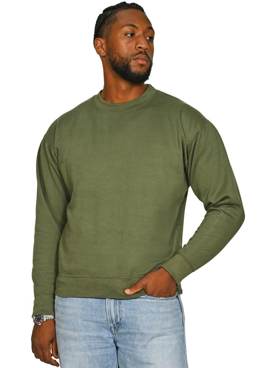 Casual Classics Ringspun Blended Sweatshirt C2400 - Military Green