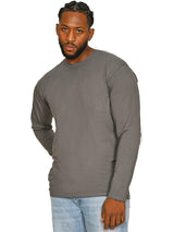 Casual Classic Long Sleeve T Shirt CR1550 - Charcoal