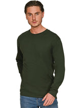 Casual Classic Long Sleeve T Shirt CR1550 - Forest Green
