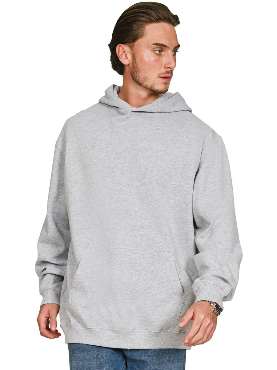 Casual Ringspun Blended Core Oversize Hood CRBHS30 - Heather Grey