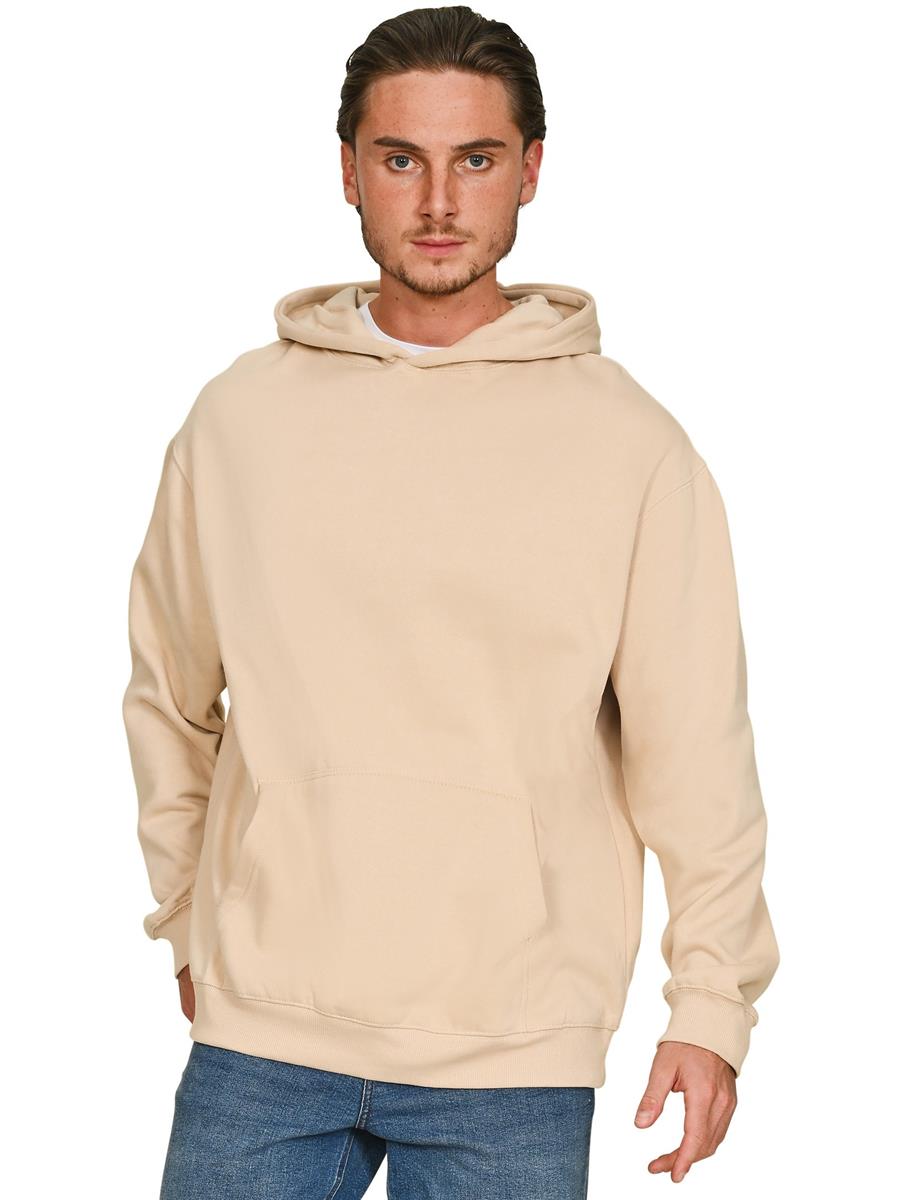 Casual Ringspun Blended Core Oversize Hood CRBHS30 - Sand