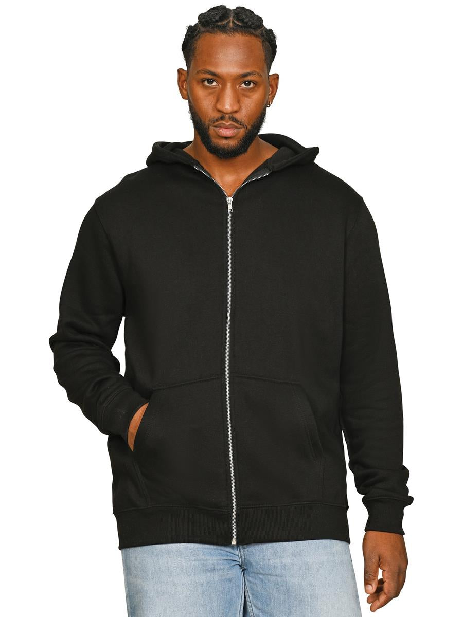 Casual Ringspun Blended Core Tall Zip Hood CRBHS45 - Black