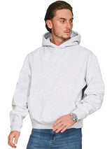 Casual Classic Premium Combed Boxy Oversized Hoodie CRBHS200 - Ash Grey
