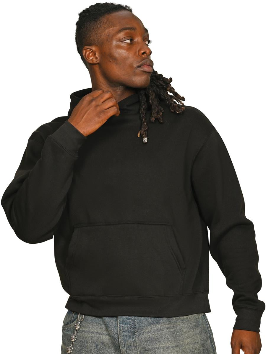 Casual Classic Premium Combed Boxy Oversized Hoodie CRBHS200 - Black