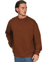 Casual Ringspun Blended Oversize Sweat CRBSW30 - Chocolate