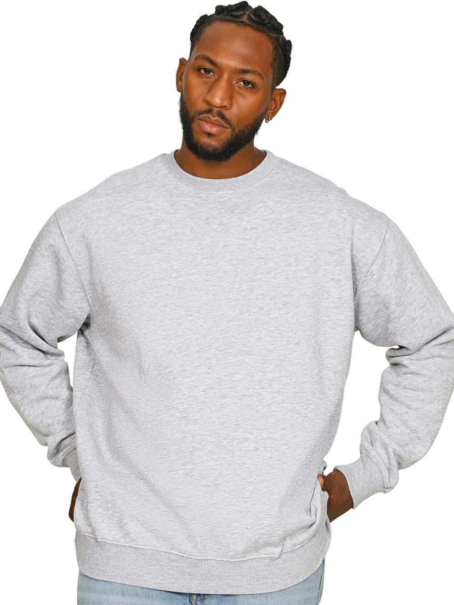 Casual Ringspun Blended Oversize Sweat CRBSW30 - Heather Grey