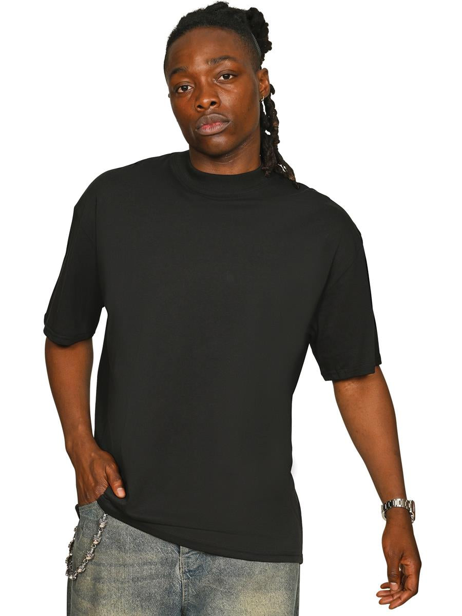 Classic Ringspun Core Oversize Extended Neck Tall T CRBT45 - Black