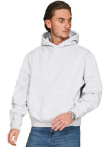 Casual Classic Ringspun Blended Boxy Oversize Hoodie CRBHS20 - Ash Grey
