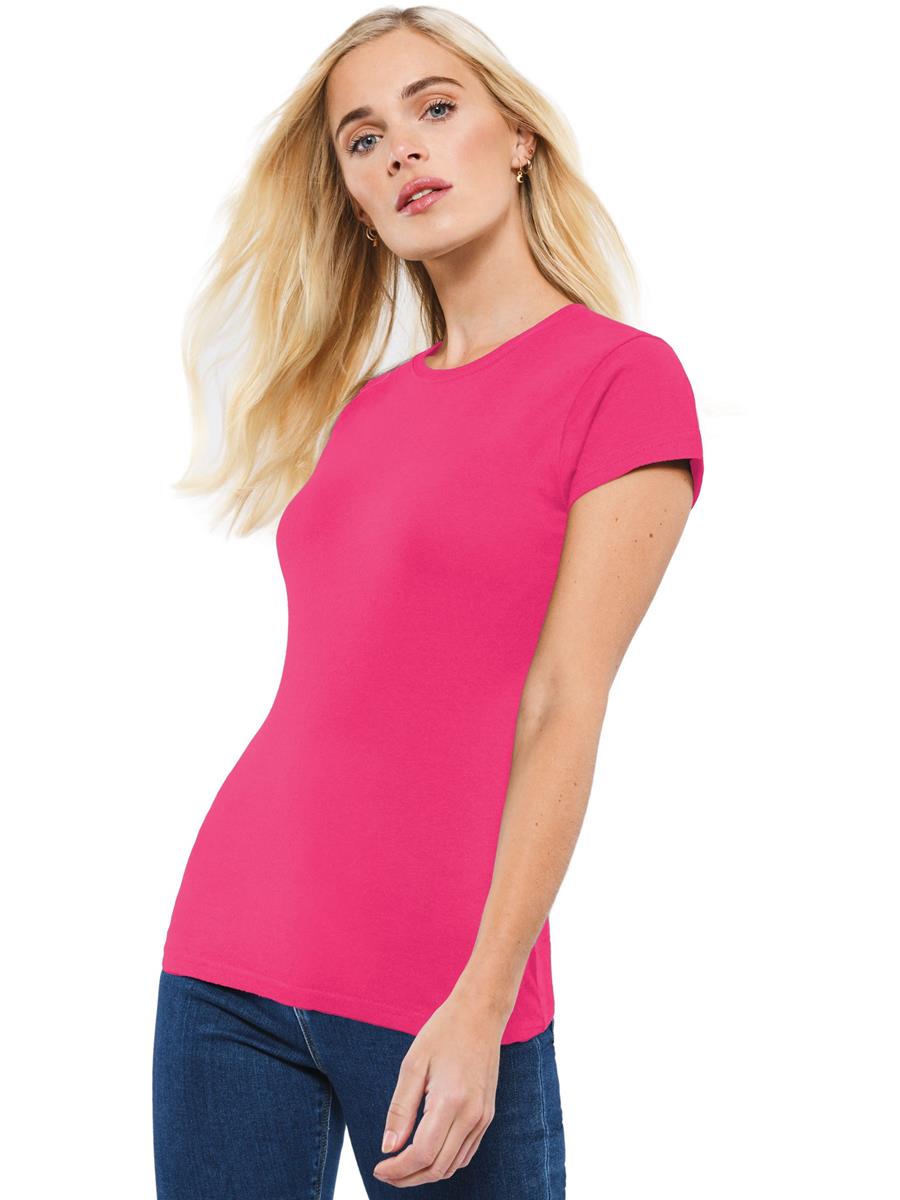 Casual Classics Classic Ringspun T-Shirt Ladies CR1500L - Heliconia