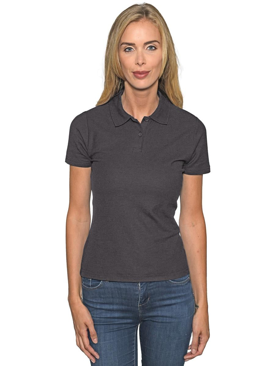 Casual Classics Ladies Polo C101L - Dark Heather